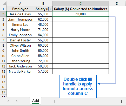 Add Zero to Convert Column to Number