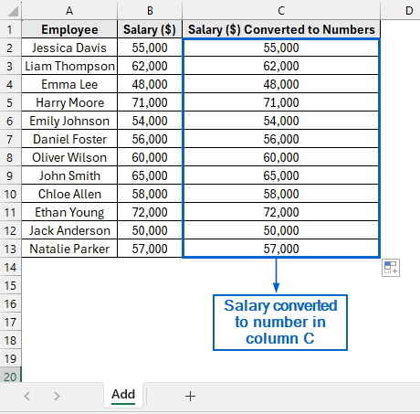 Add Zero to Convert Column to Number