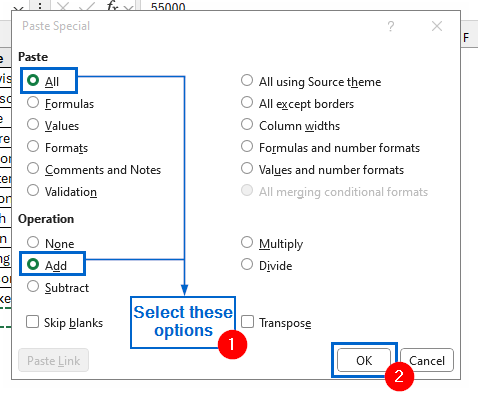 Use the Paste Special Tool to Transform Column into Number