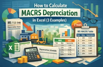 featured image - calculate macrs depreciation excel​