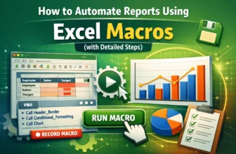 featured image - how to automate excel reports using macros