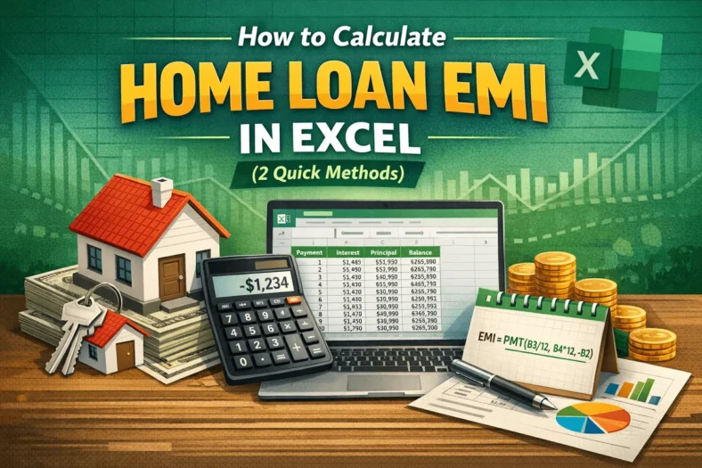 featured image - how to calculate home loan emi in excel