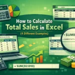 featured image - how to calculate total sales in excel