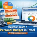 featured image - how to create a personal budget in excel
