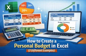 featured image - how to create a personal budget in excel