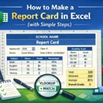 featured image - how to make report card in excel