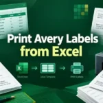 featured image - how to print avery labels from excel