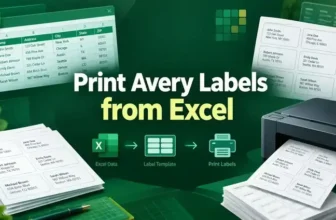 featured image - how to print avery labels from excel