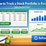 featured image - how to track stock portfolio in excel