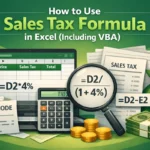 featured image - sales tax formula excel​