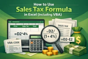 featured image - sales tax formula excel​