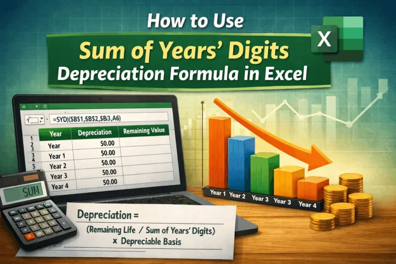 featured image - sum of years’ digits depreciation formula in excel