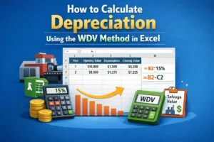 featured image - wdv method of depreciation formula in excel