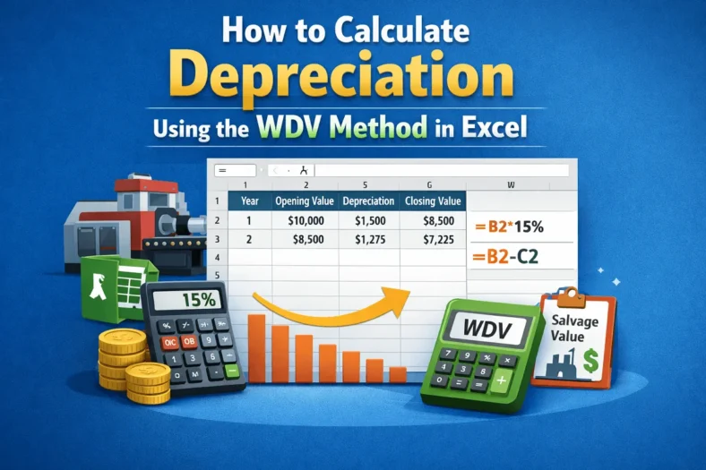 featured image - wdv method of depreciation formula in excel