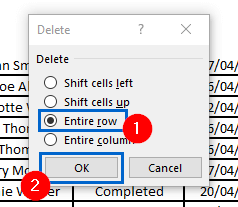 Reposition Grouped Rows Within the Worksheet