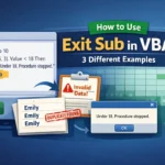 featured image - How to Use Exit Sub in VBA