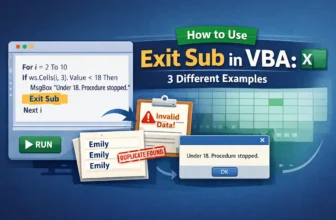 featured image - How to Use Exit Sub in VBA