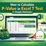 featured image - calculate p value in excel t test