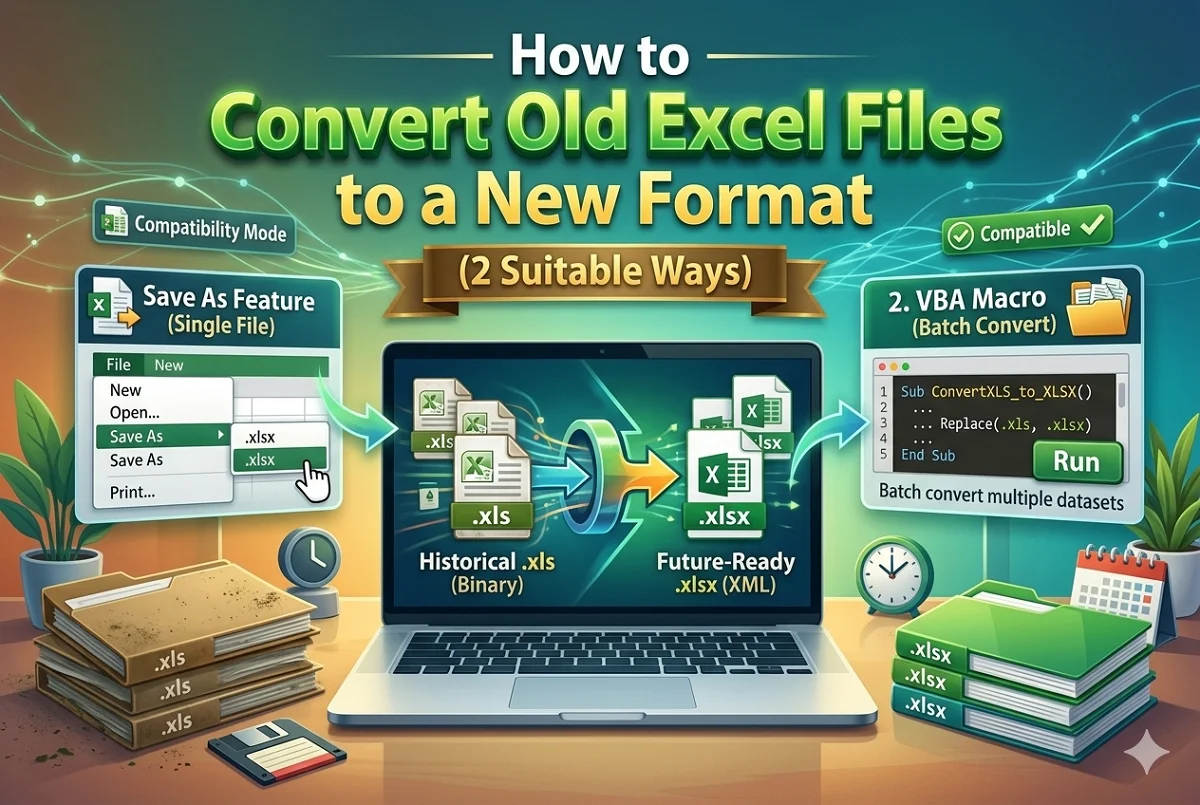 featured image - convert old excel files to new format
