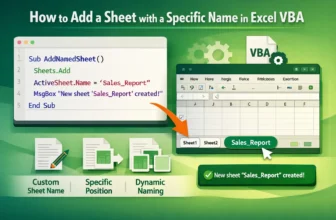 featured image - excel vba add sheet with name