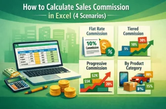 featured image - how to calculate sales commission in excel