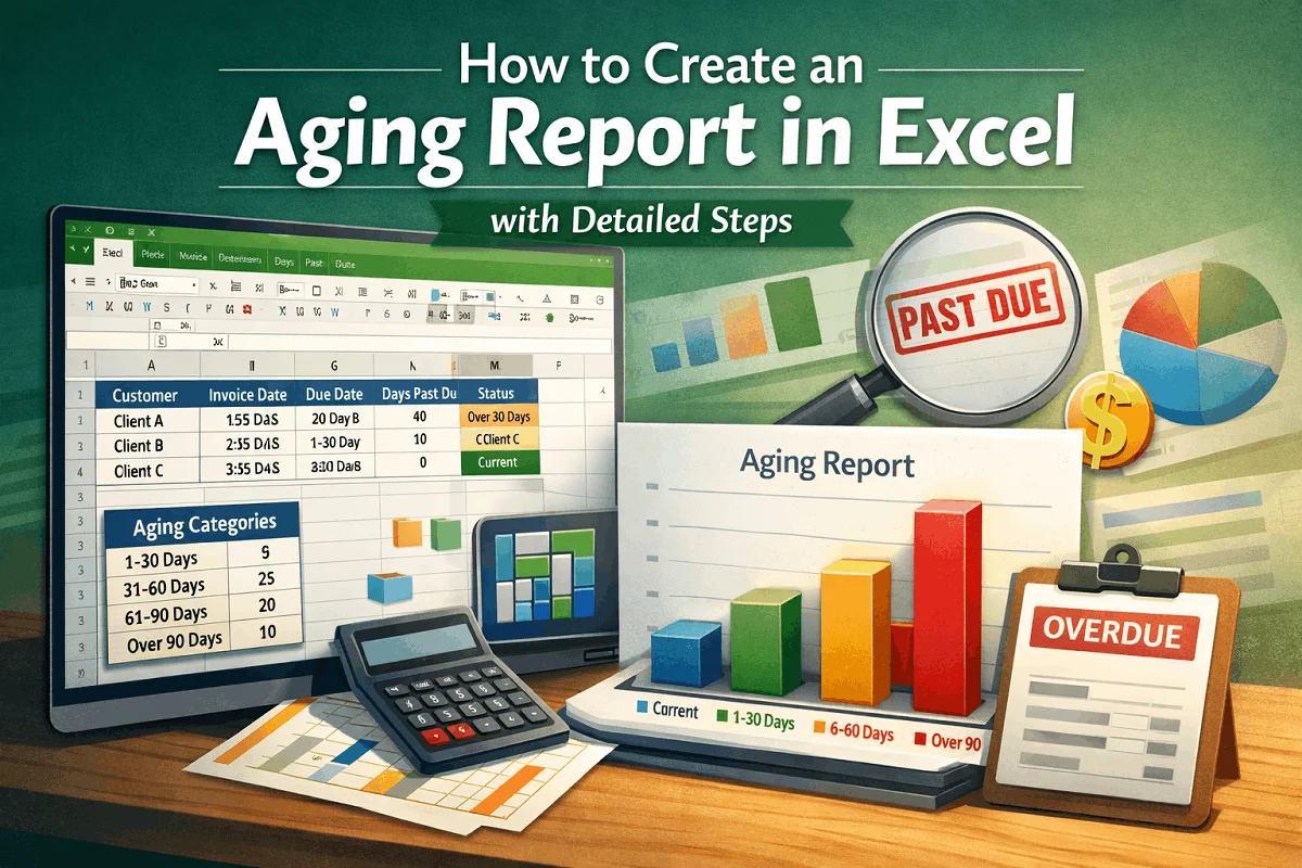 featured image - how to create aging report in excel