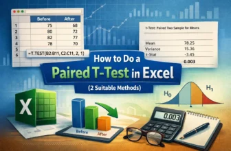 featured image - how to do a paired t test in excel​