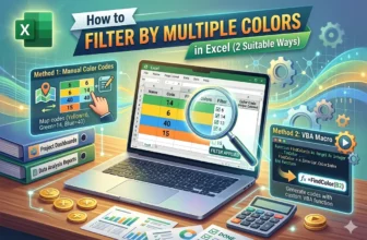 featured image - how to filter by multiple colors in excel