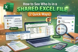 featured image - how to see who is in a shared excel file