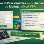 featured image - pass variable from userform to module vba