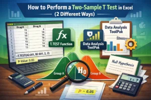 featured image - two sample t test excel​