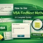 featured image - vba find next method in excel