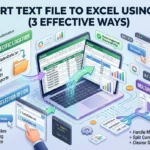 feature image - import text file to excel vba