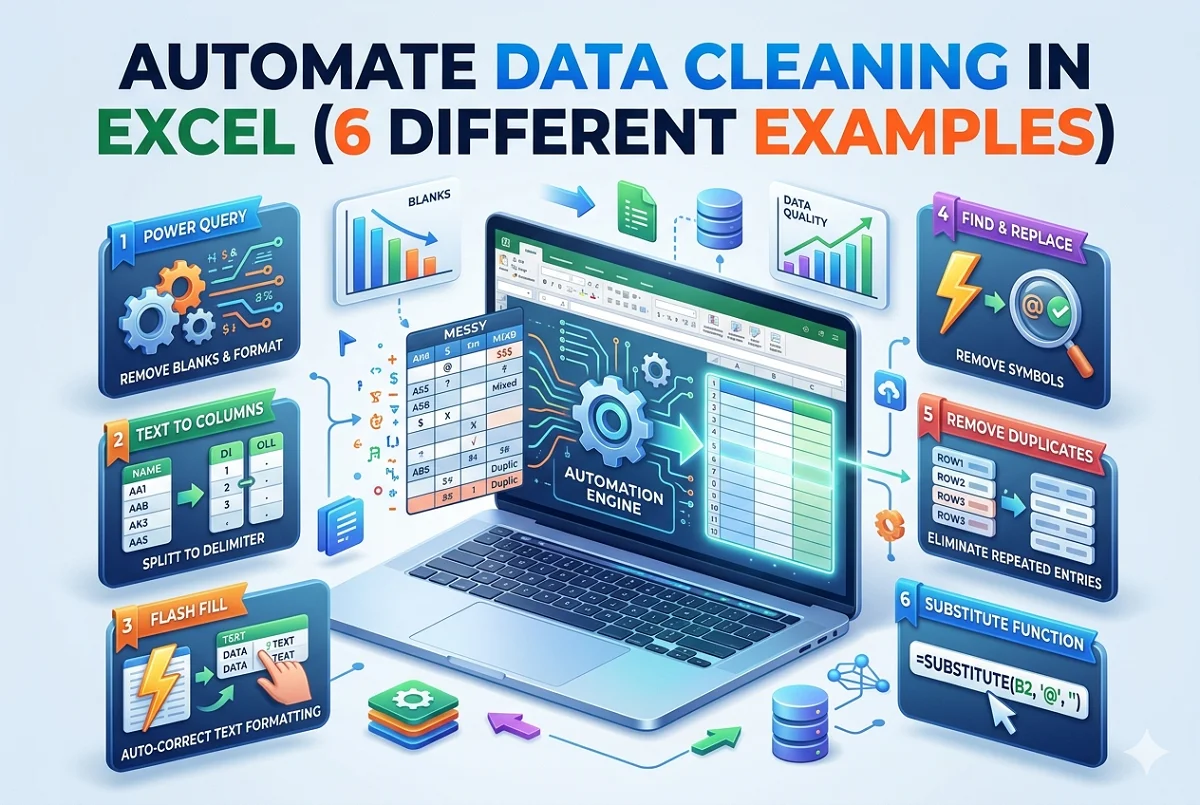 featured image - automate data cleaning in excel