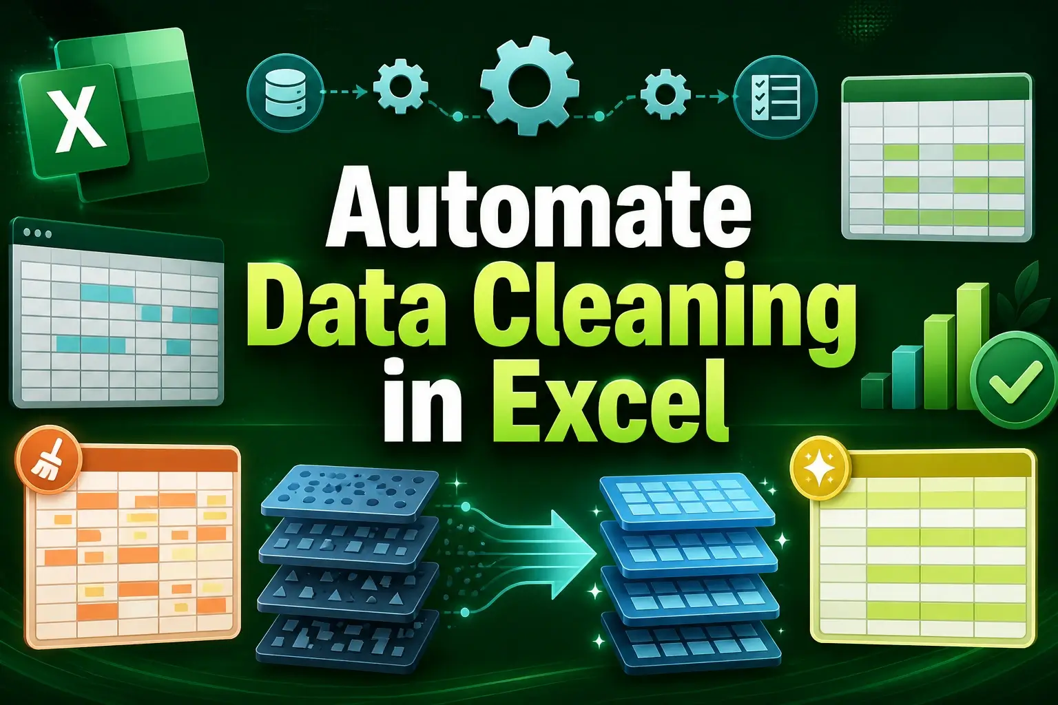 featured image - automate data cleaning in excel