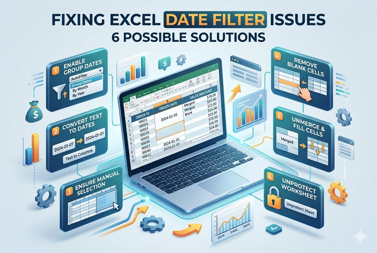 featured image - excel date filter not working