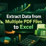 featured image - extract data from multiple pdf files to excel