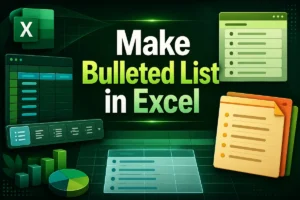 featured image - how to make a bulleted list in excel