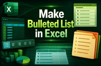 featured image - how to make a bulleted list in excel