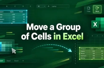 featured image - how to move a group of cells in excel