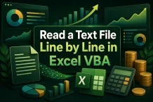 How to Read a Text File Line by Line in Excel VBA (4 Methods)
