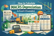 How to Calculate MACRS Depreciation in Excel (3 Examples)