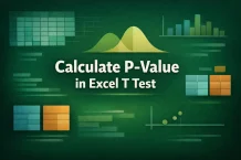 How to Calculate P-Value in Excel T Test (2 Simple Methods)
