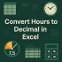 How to Convert Seconds to Hours, Minutes, and Seconds in Excel