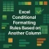Excel Conditional Formatting Based on a Date in Another Cell