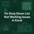 How to Create Drop-Down List Using IF Statement in Excel