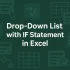 How to Create a Drop-Down List from a Range in Excel