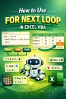 How to Use For Next Loop in Excel VBA
