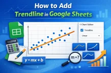 How to Add Trendline in Google Sheets