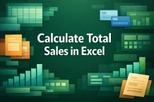 How to Calculate Total Sales in Excel (4 Different Examples)
